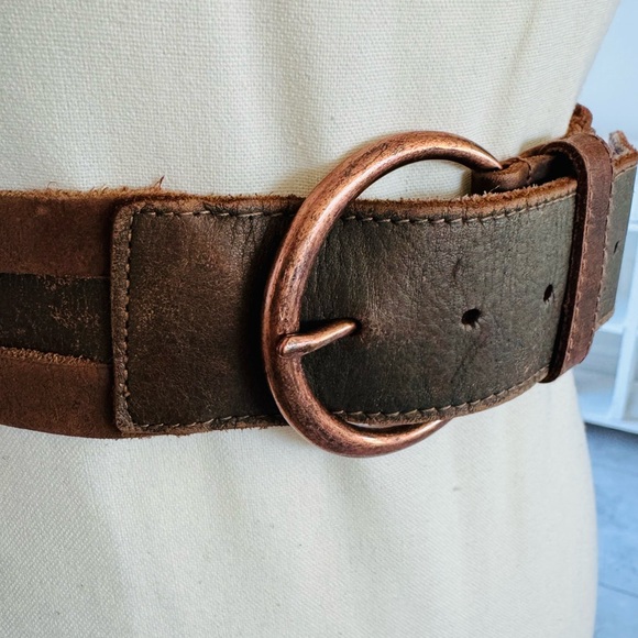 Hollister Brown Leather Belt - Picture 3 of 6